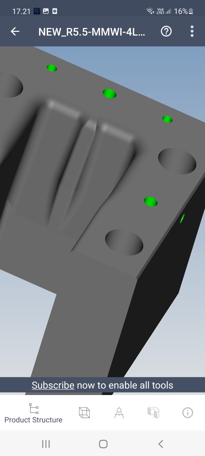 Model 3D desain rekayasa